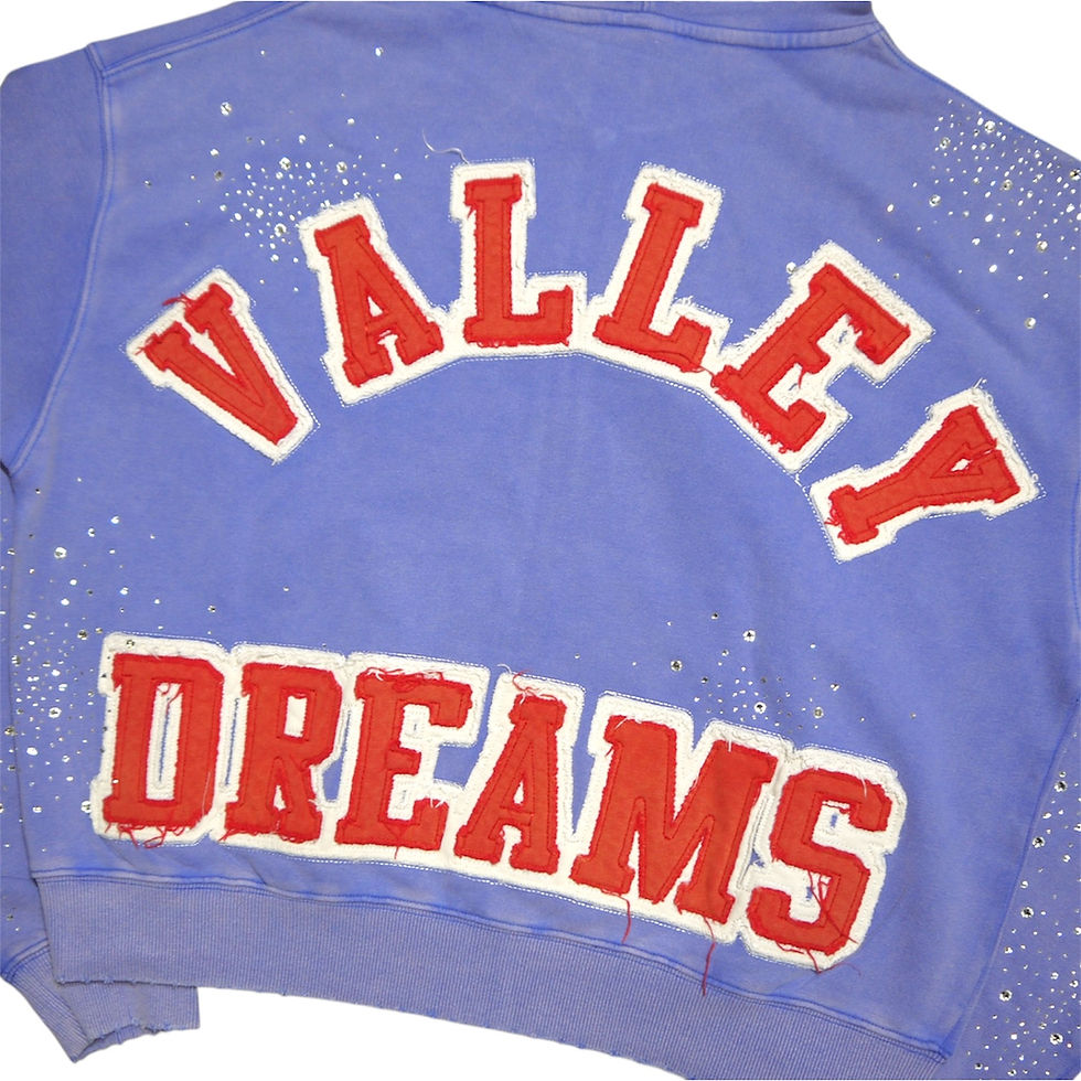 サムネイル： "Vale Forever" Sea Clustered Zip Hoodie