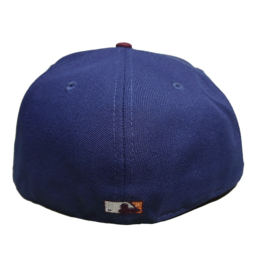 サムネイル： "NEW ERA" 59Fifty Atlanta Braves 30th Season Khaki UV (Navy)