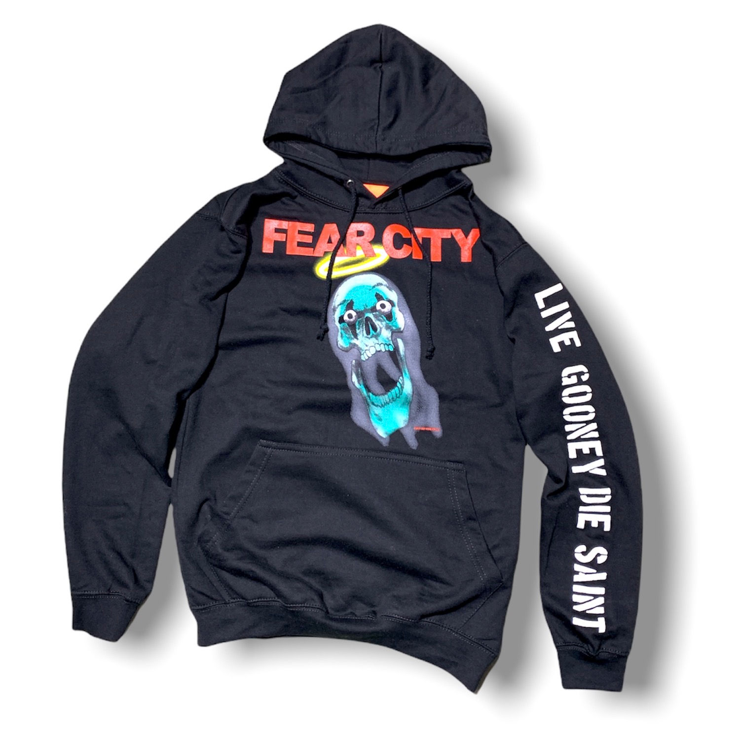 "B WOOD" Fear City Hoodie (Black)