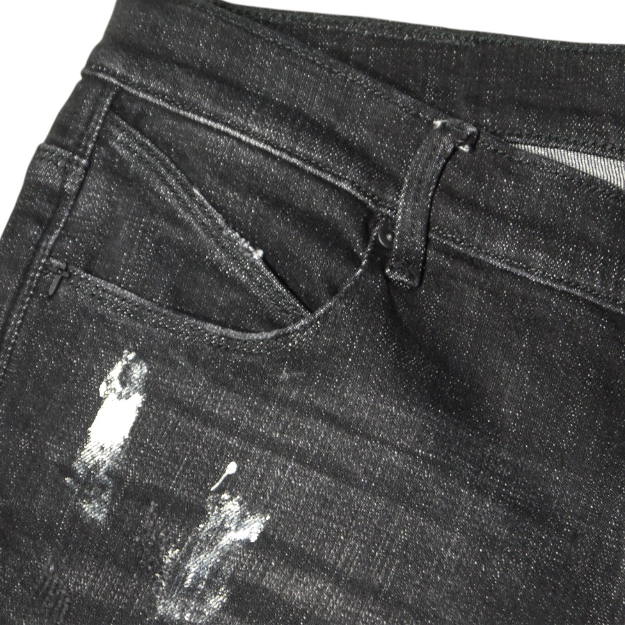 サムネイル： "RtA" Clayton Charcoal Paint Skinny