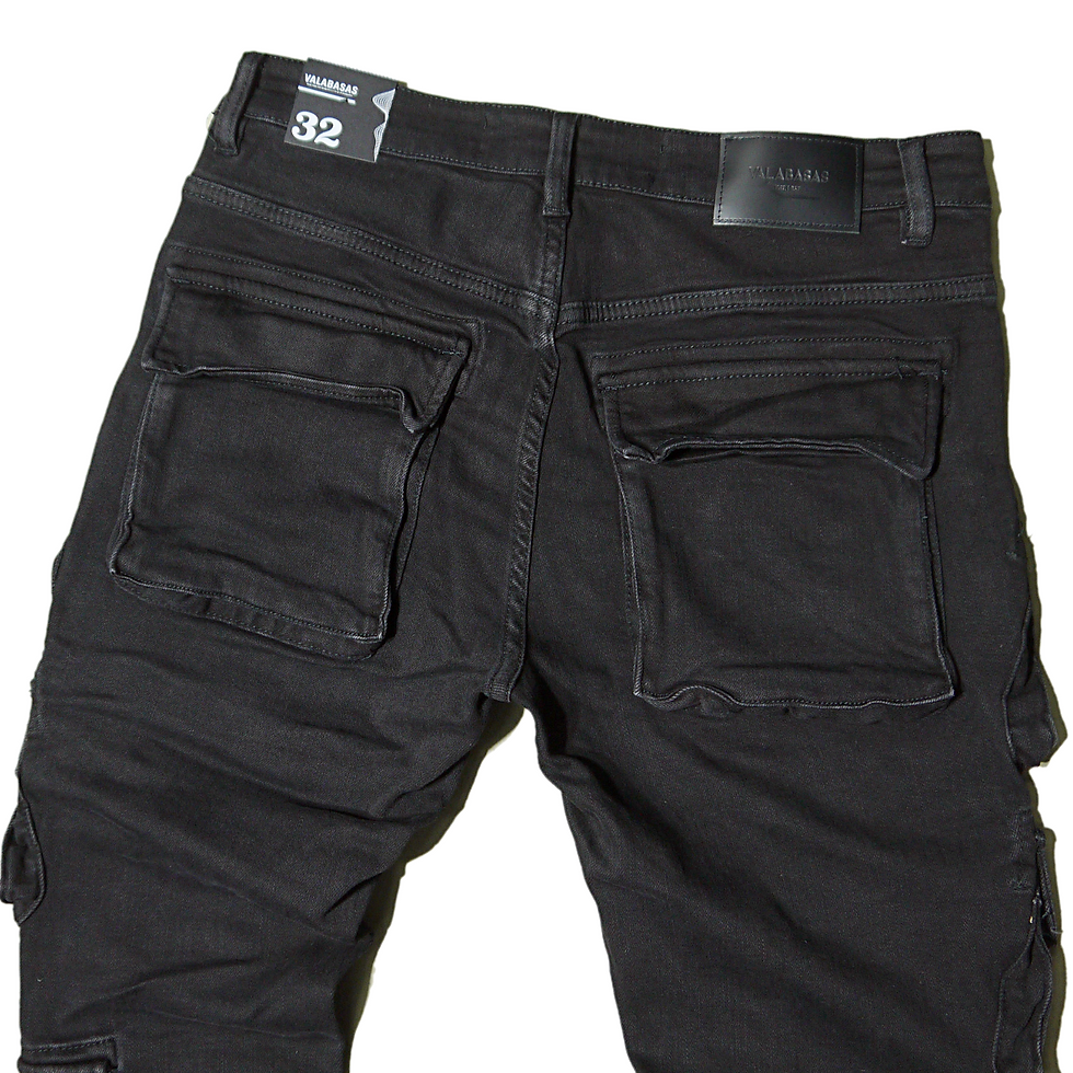 サムネイル： "VALABASAS" Pinnacle Black Flare Jeans