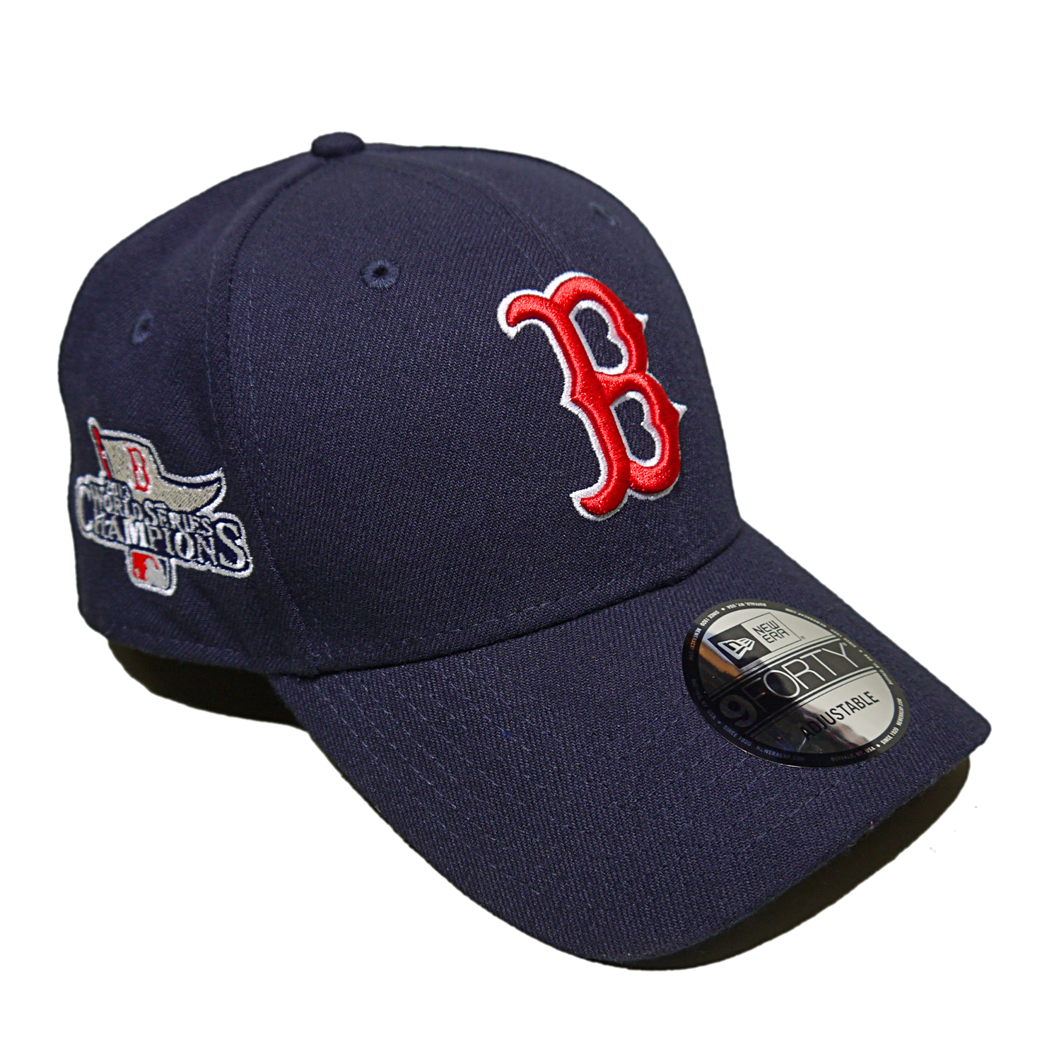 "NEW ERA" 9FORTY ~Boston Red Sox~Custom Side Patches (Navy)