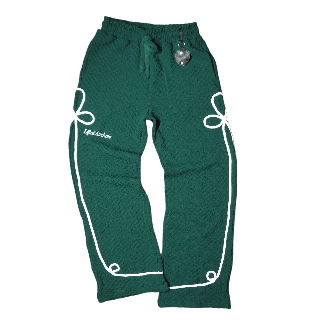 "LIFTED ANCHORS" Twain Checkered Pleat Trouser