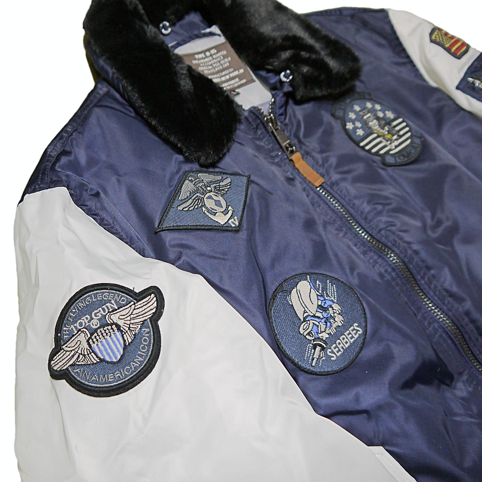 サムネイル： "TOP GUN®"  MA-1 BOMBER JACKET (Navy×White)
