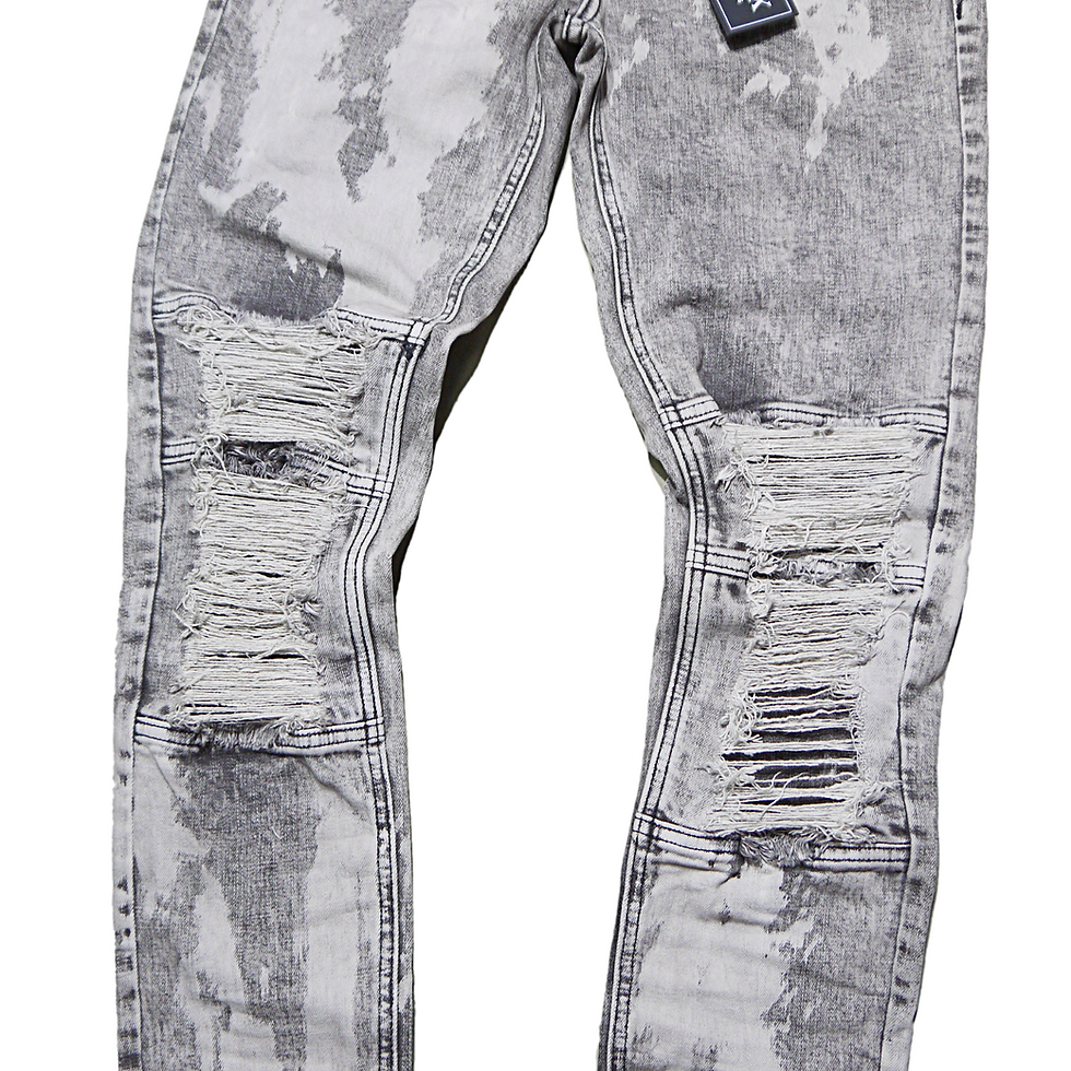 サムネイル： "Si Tu Veux" Warren Super Stack Jeans (Grey)