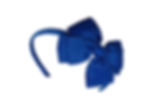 Simple and elegant Royal Blue hair bow headbands