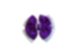 Purple & White bow hair clip for back to school hair bow