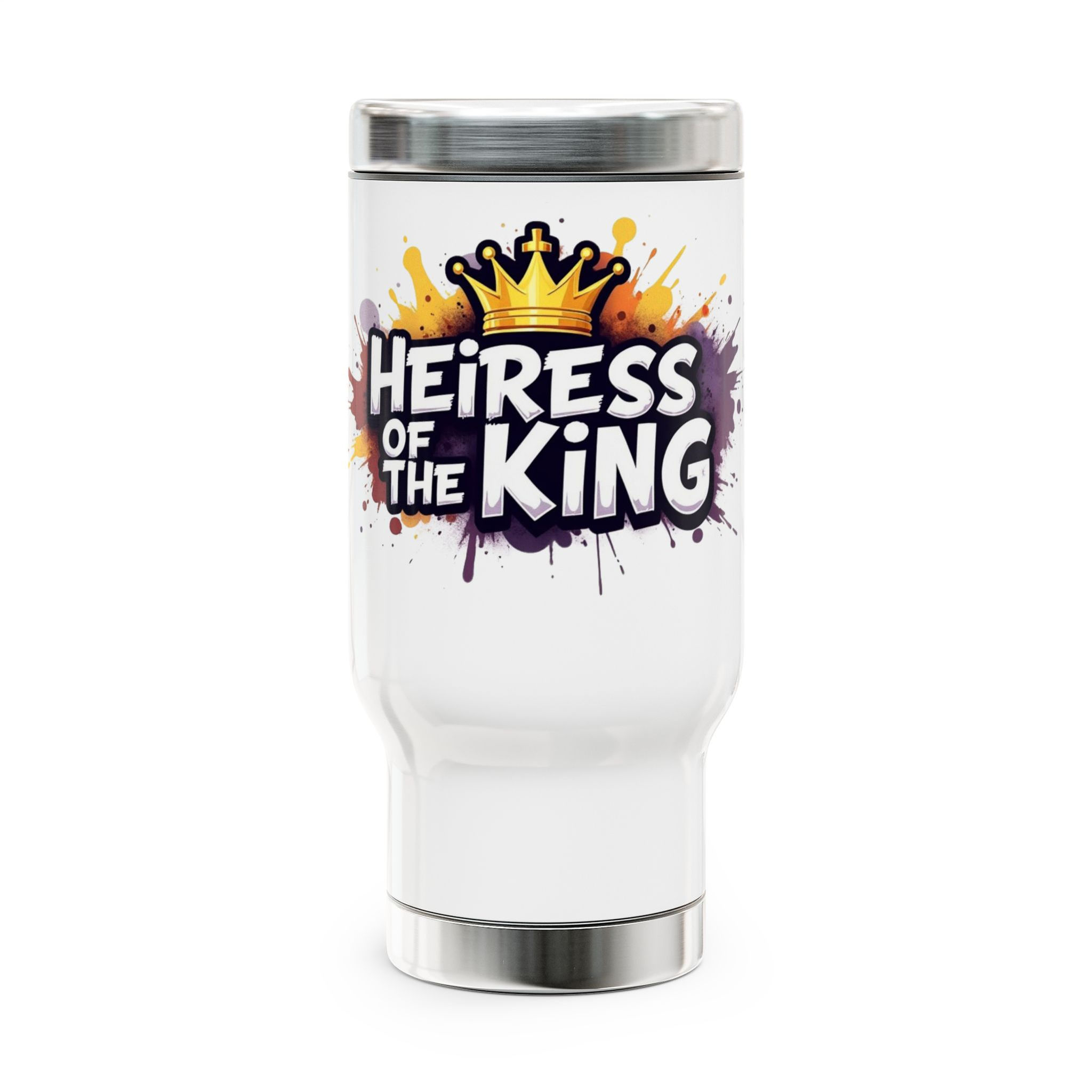 14oz Heiress of the King Stainless Steel Travel Mug - Kingdom Heir Collection