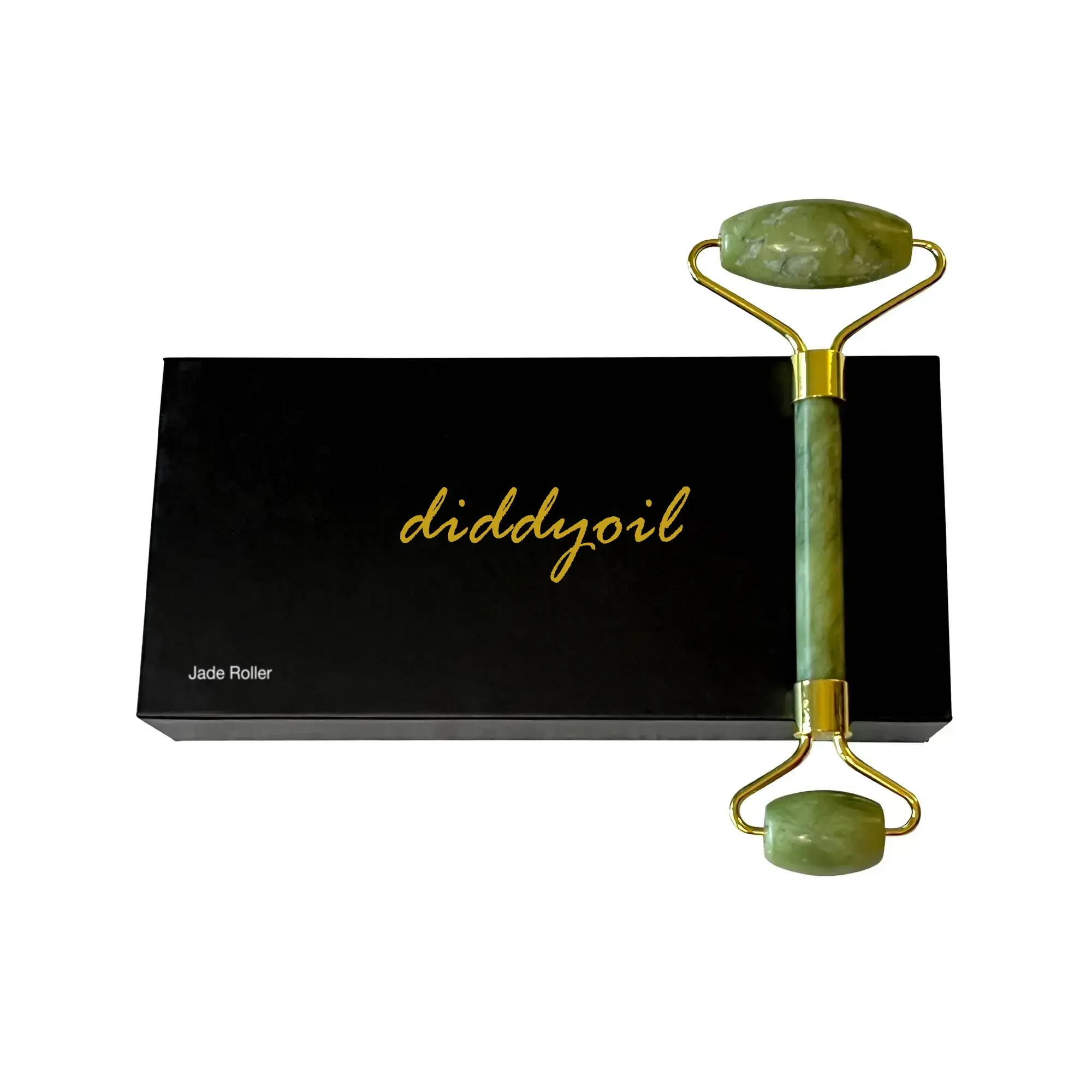 Jade roller in Diddyoil box