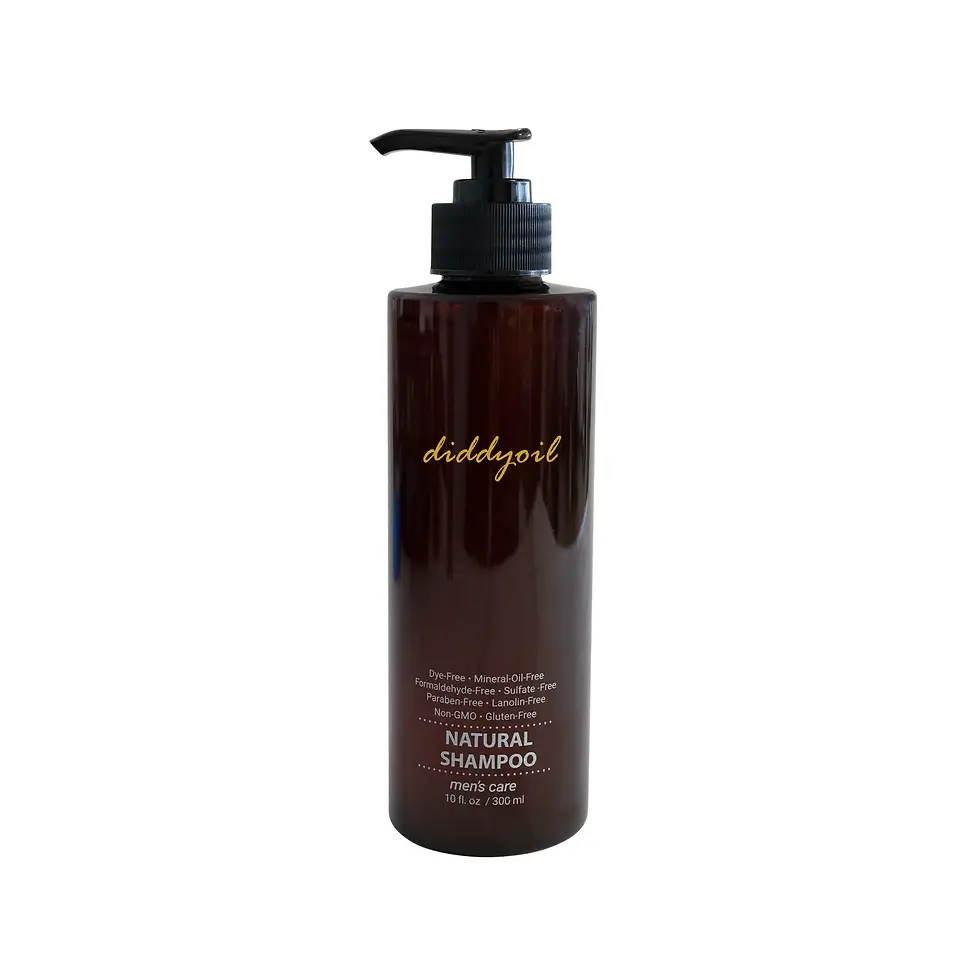 Diddyoil Natural Shampoo bottle