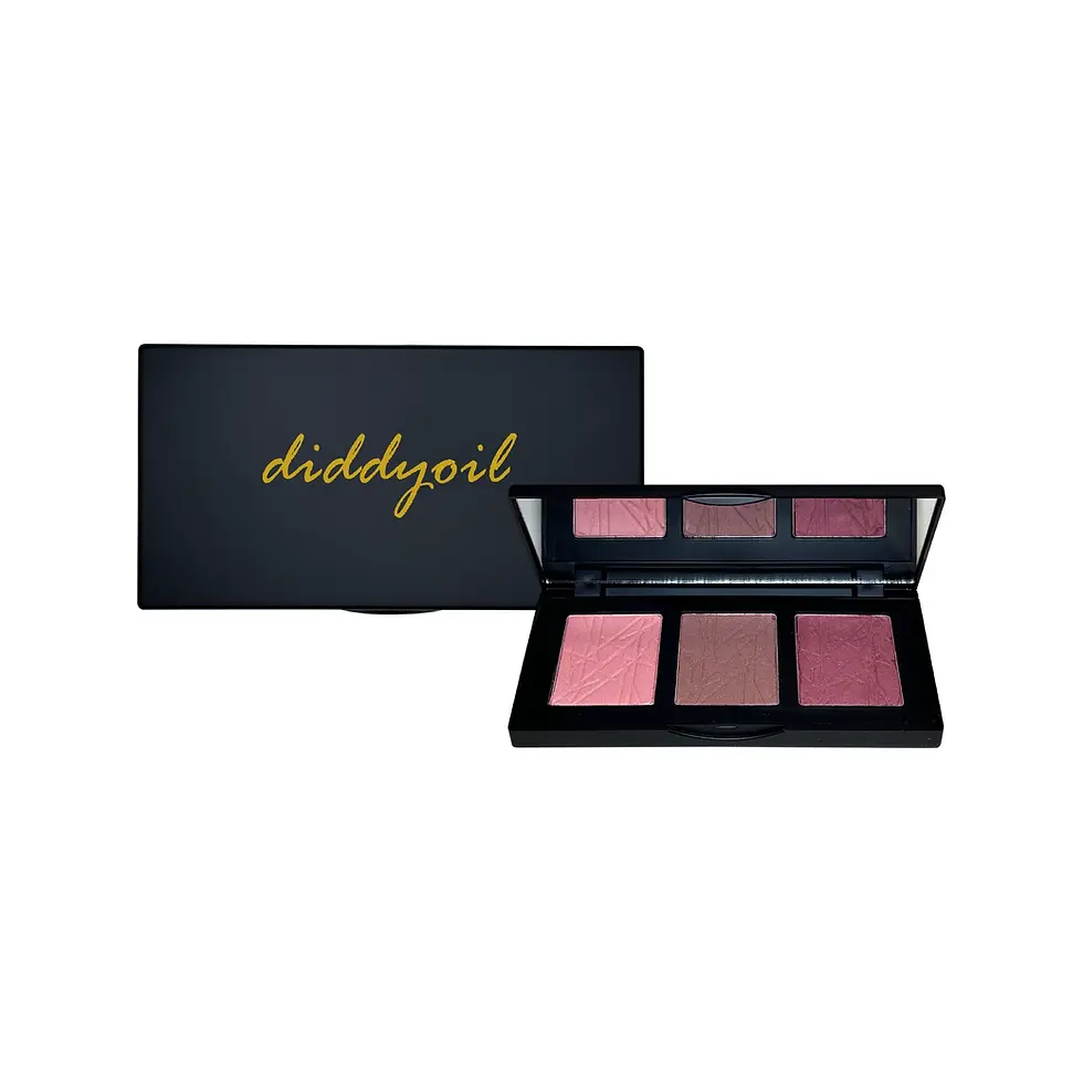 Diddyoil blush palette: three mauve shades