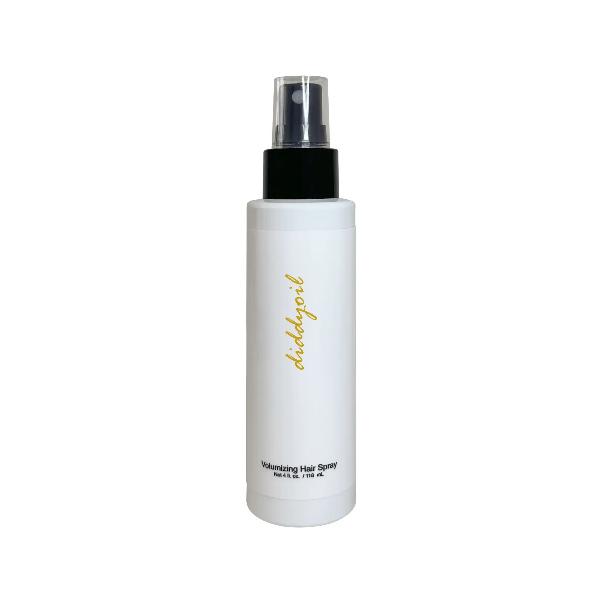 Diddyoil volumizing hair spray bottle