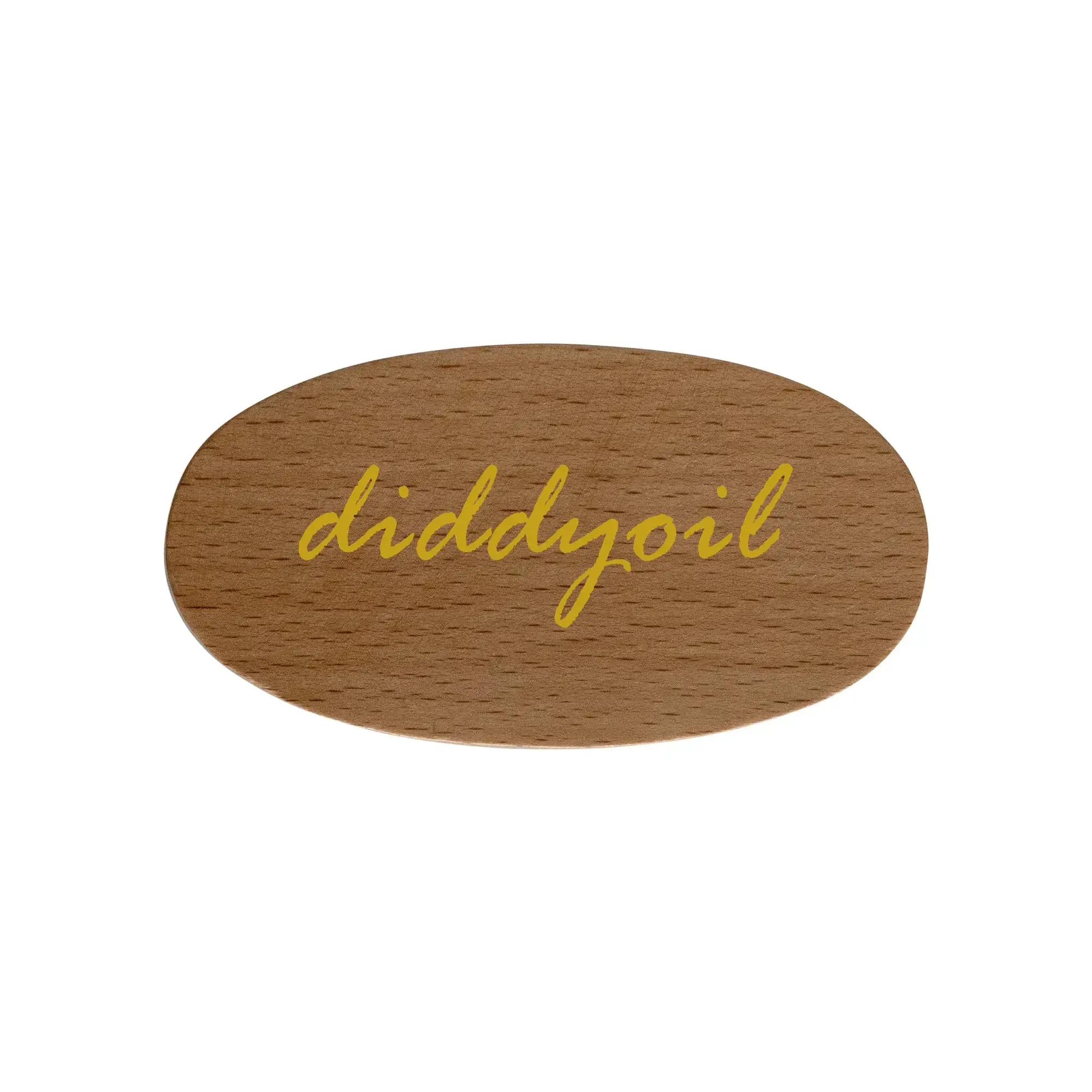 Wooden diddyoil brush