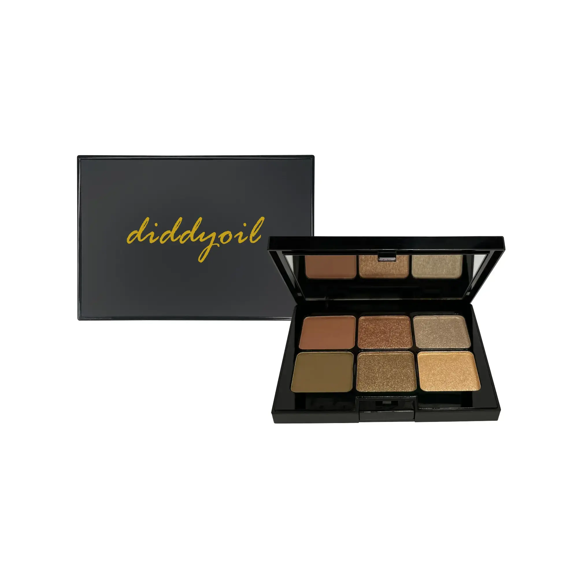 Diddyoil eyeshadow palette: six neutral shades