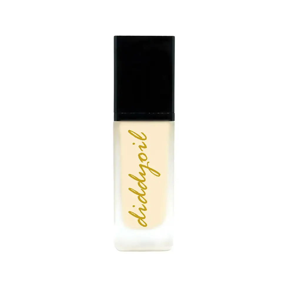 diddyoil bottle, light yellow liquid