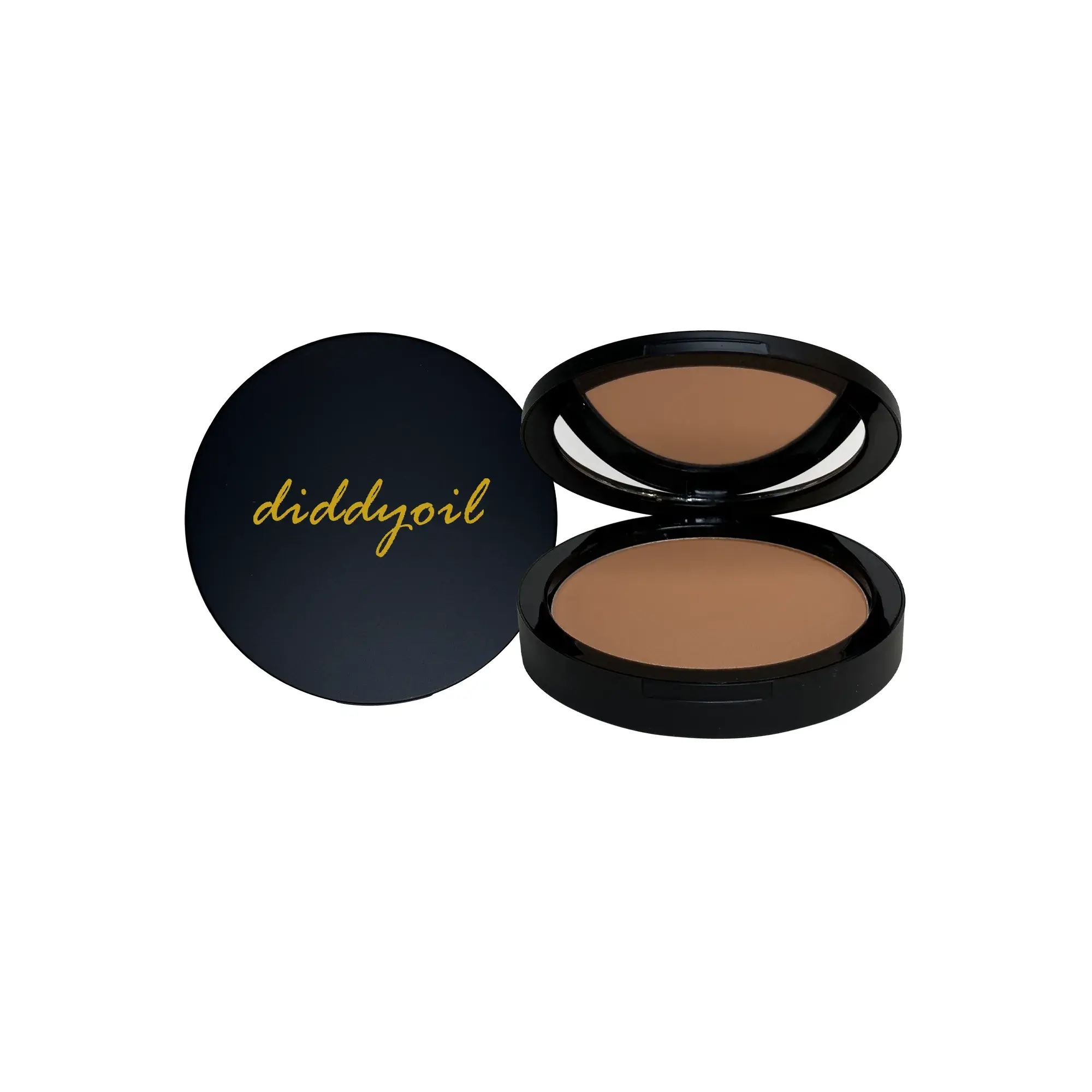 Diddyoil pressed powder compact