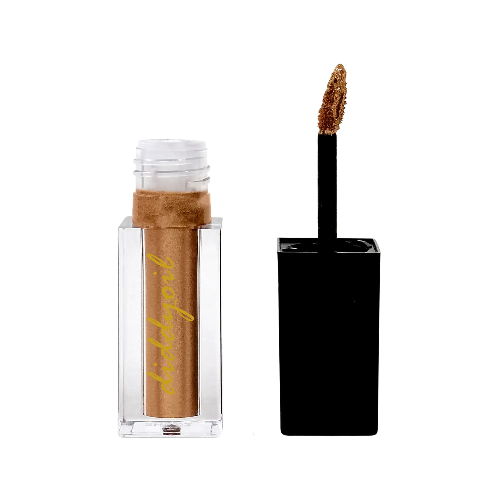 Metallic gold liquid eyeshadow with applicator diddyoil