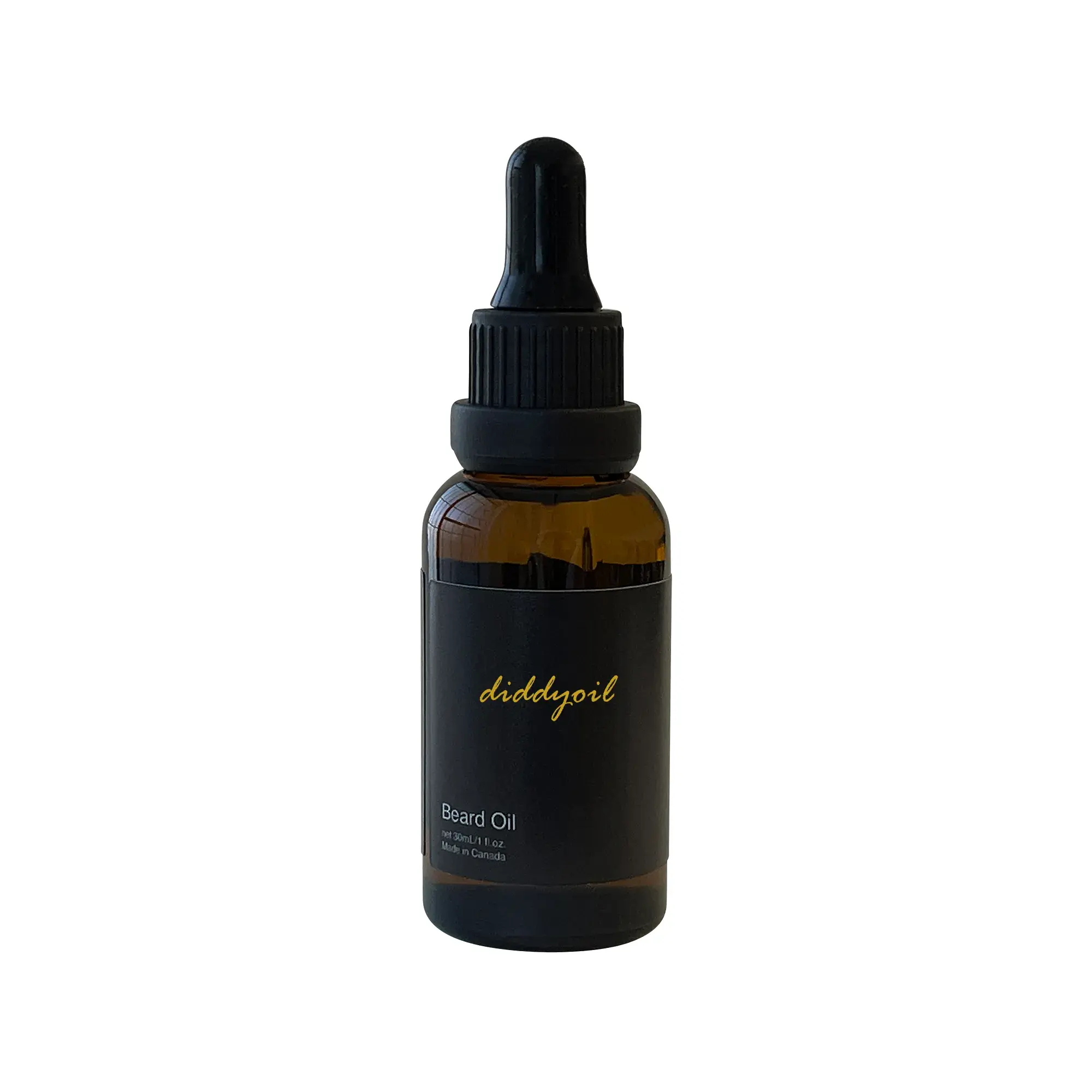 Diddyoil Beard Oil amber bottle