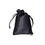 Thumbnail: Black satin drawstring gift bag diddyoil