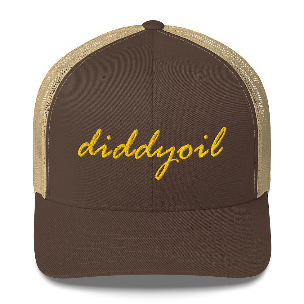 Thumbnail: Brown Diddyoil trucker hat