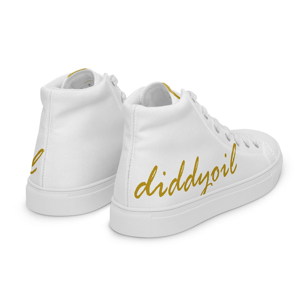 Thumbnail: White Diddyoil high-top sneakers