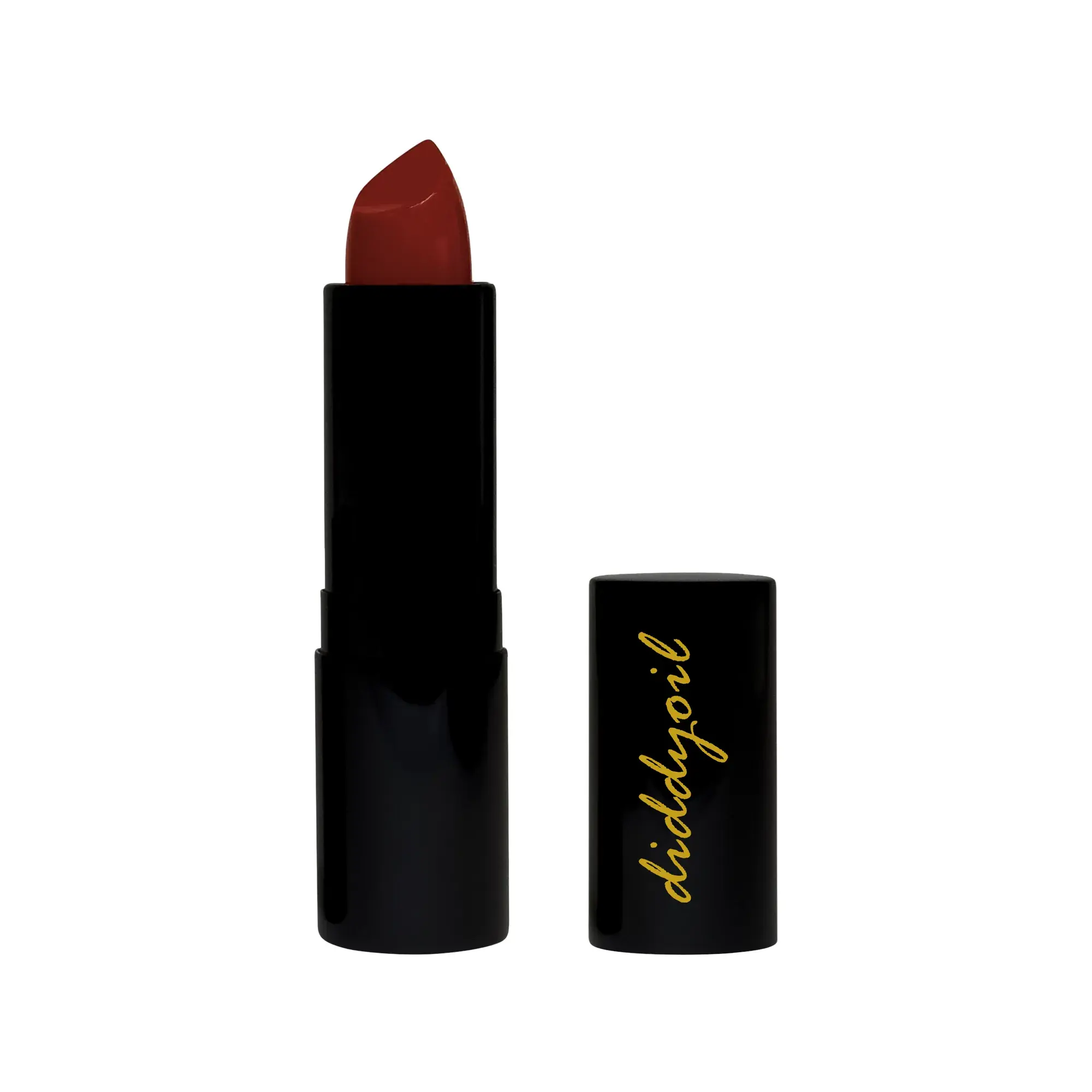 Deep red lipstick, diddyoil brand