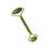 Thumbnail: Green jade roller facial massage tool diddyoil