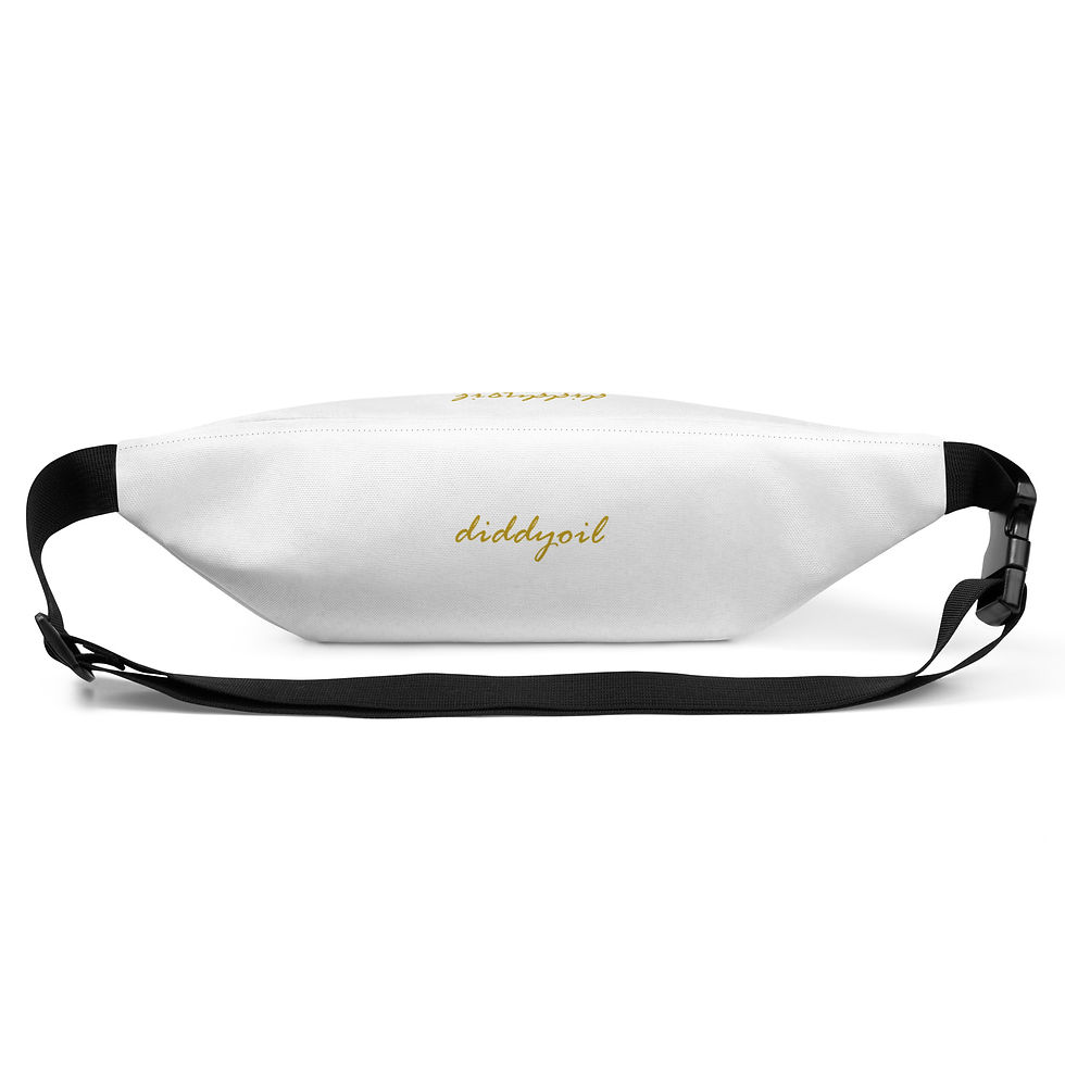 Thumbnail: White Fanny Pack with Diddyoil logo