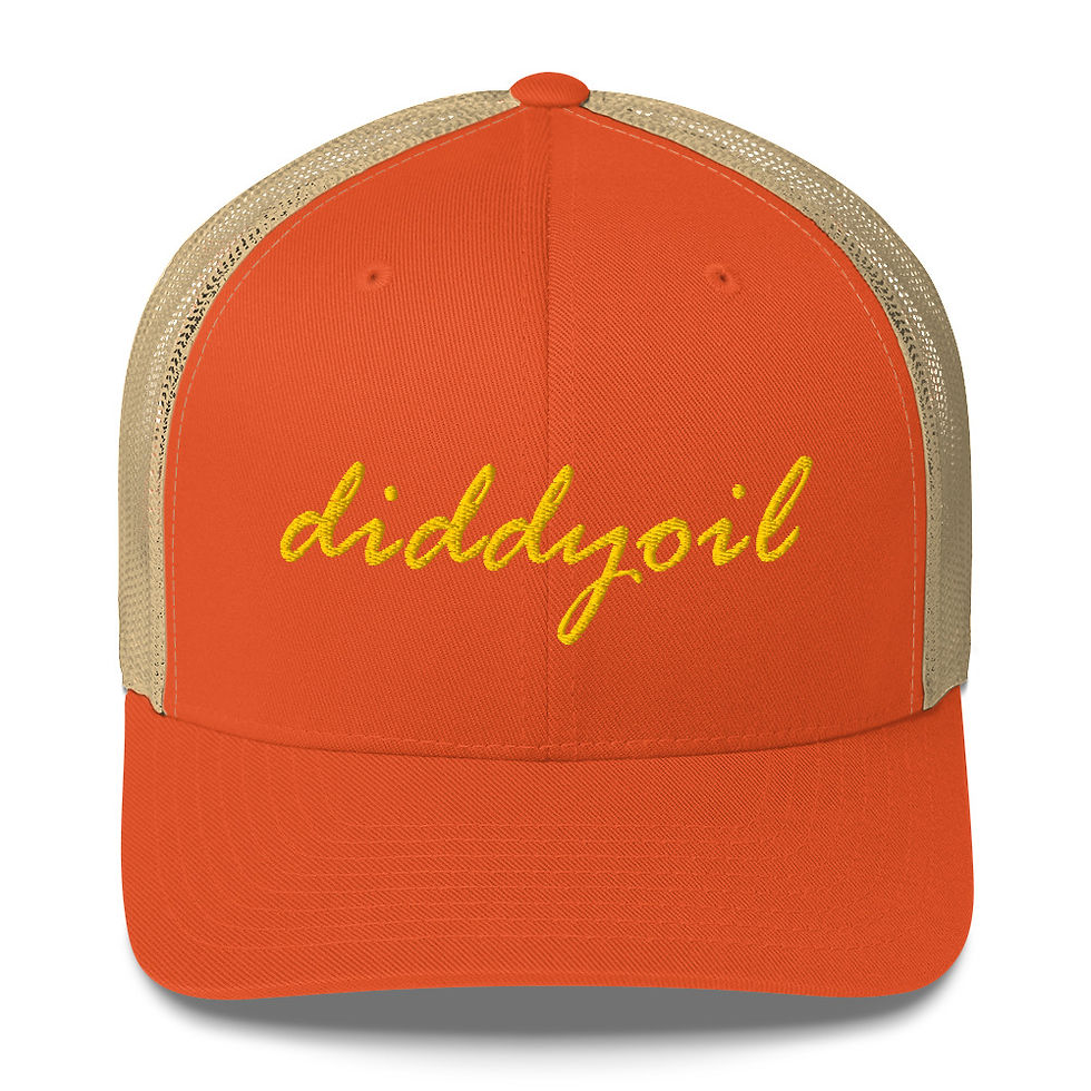 Thumbnail: Orange Diddyoil trucker hat