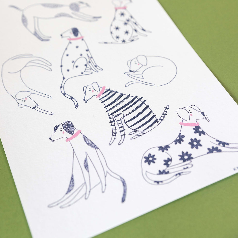 Thumbnail: Cool Pups Art Print