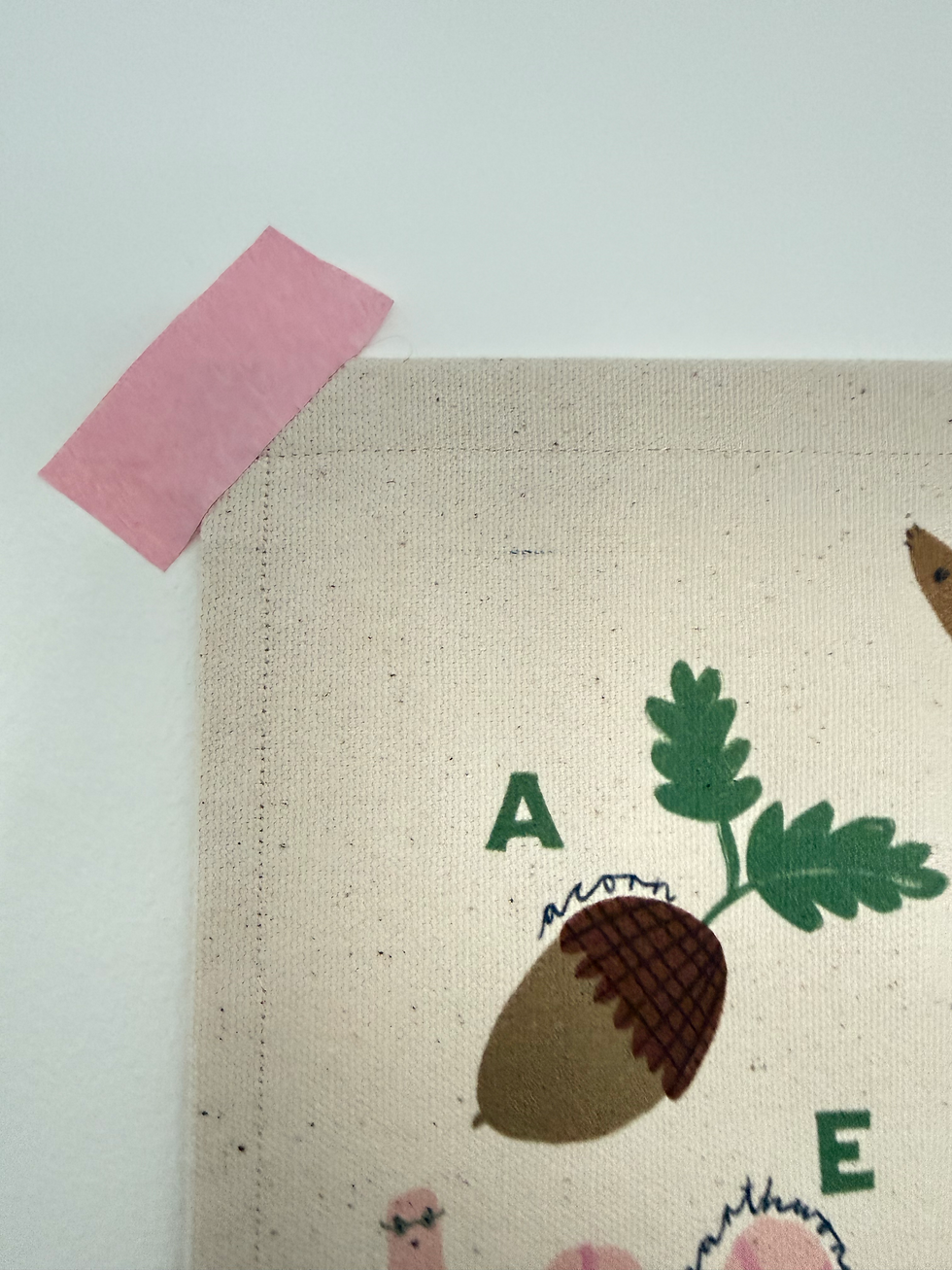 Thumbnail: SAMPLE Woodland Alphabet Printed Fabric Banner