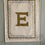 Thumbnail: SAMPLE Yellow & Blue Decorative E Initial Printed Fabric Banner