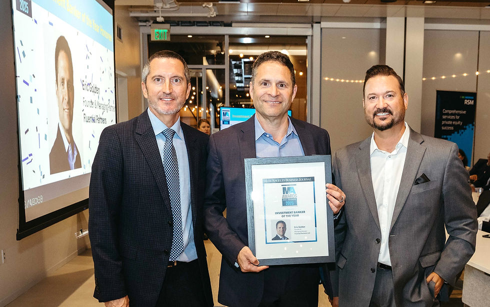 Fluential Partners Recognized by The Los Angeles Business Journal at the 2025 M&A Awards