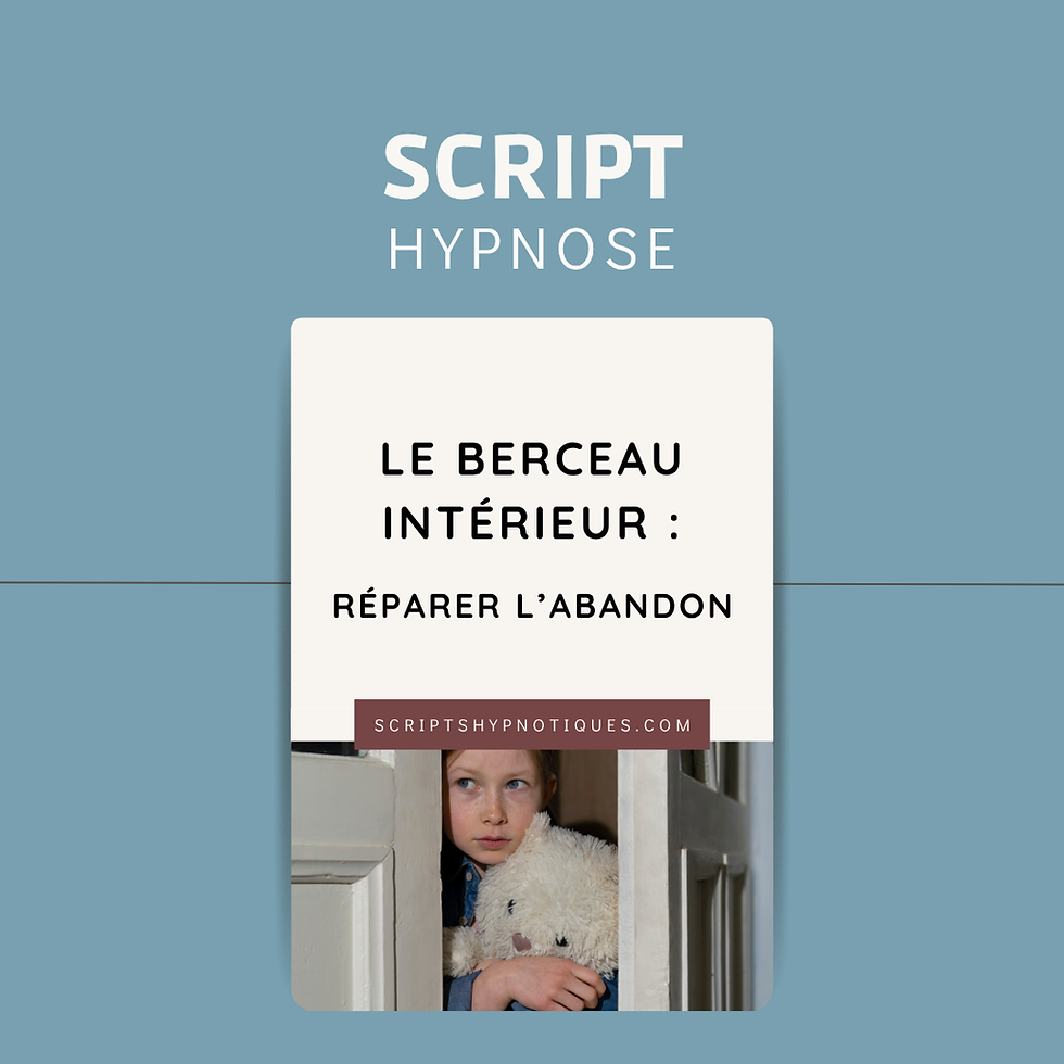 Berceau intérieur : apaiser la blessure d’abandon en douceur
