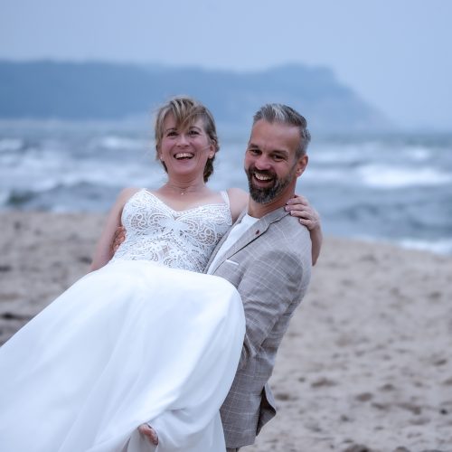 hochzeit am strand auf rügen