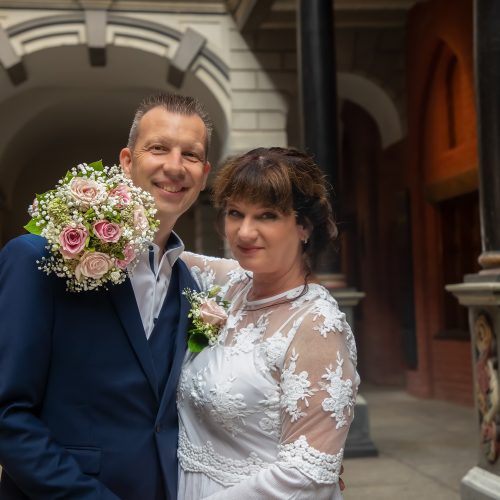 Heiraten in Stralsund, Standesamt Rathaus der Hansestadt Stralsund, Hochzeitsshooting Johanneskloster, Hochzeitsfotografie Stralsund