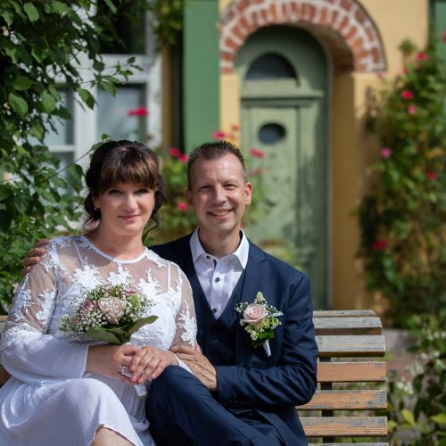 Heiraten in Stralsund, Standesamt Rathaus der Hansestadt Stralsund, Hochzeitsshooting Johanneskloster, Hochzeitsfotografie Stralsund