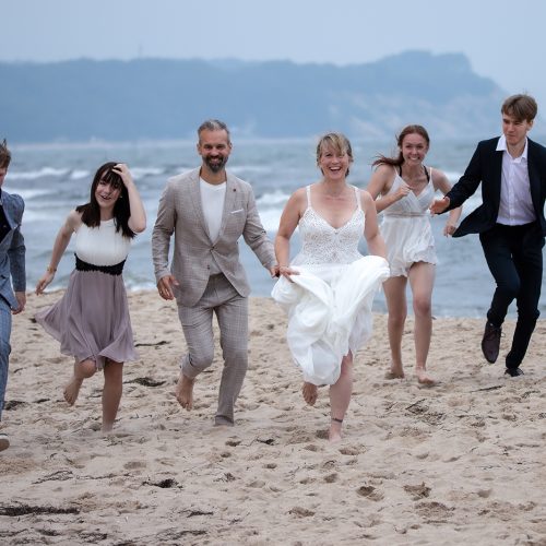 Vju Hotel Rügen heiraten an der Ostsee, Hochzeitsfotografie Rügen, Hochzeitsshooting am Strand von Göhren