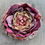 Thumbnail: Handmade Large Satin Flower Brooch