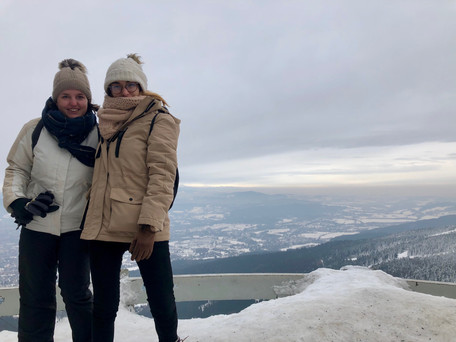 Balade Neige Mont Jested République Tchèque