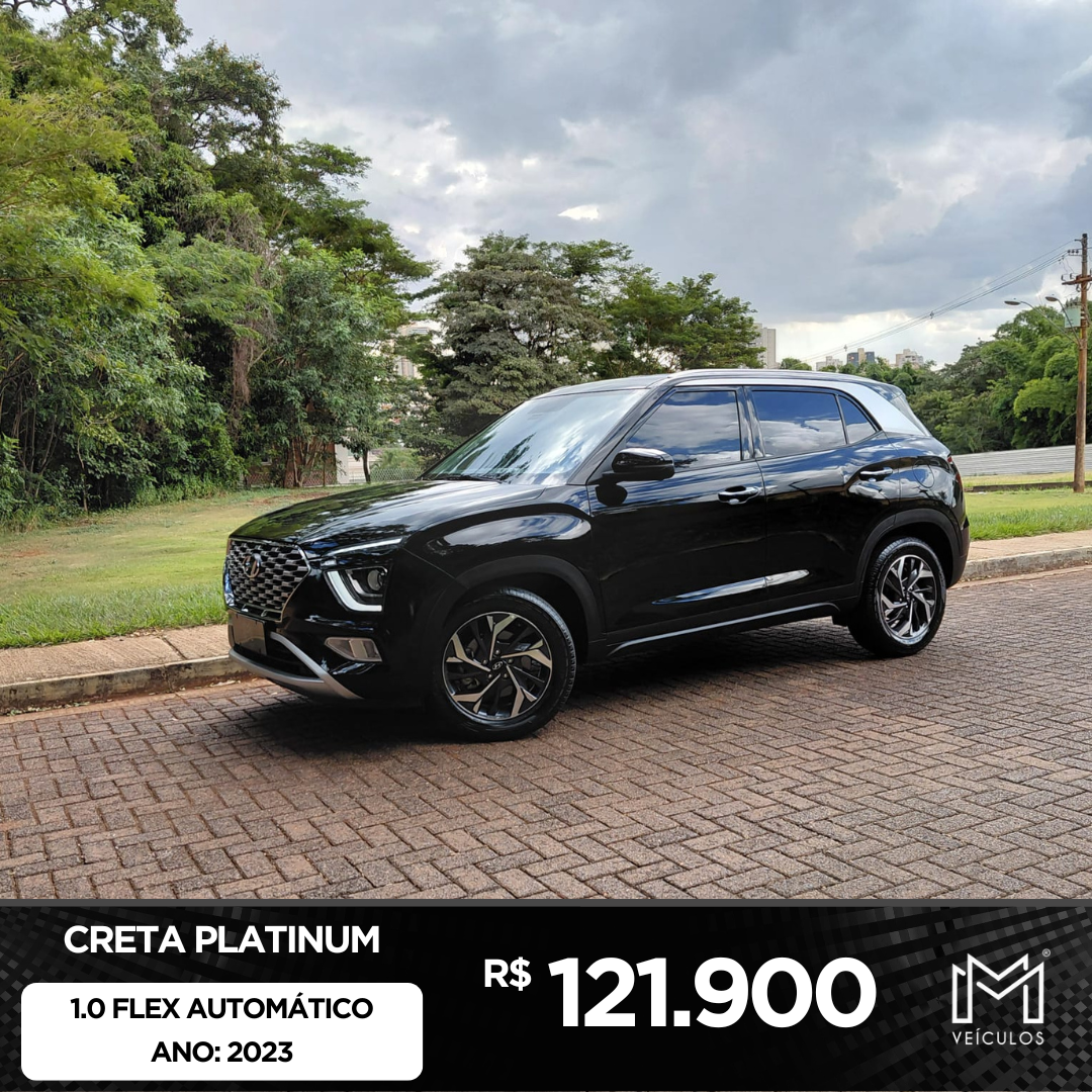 CRETA PLATINUM TGDI 1.0 FLEX AUTOMÁTICO TURBO