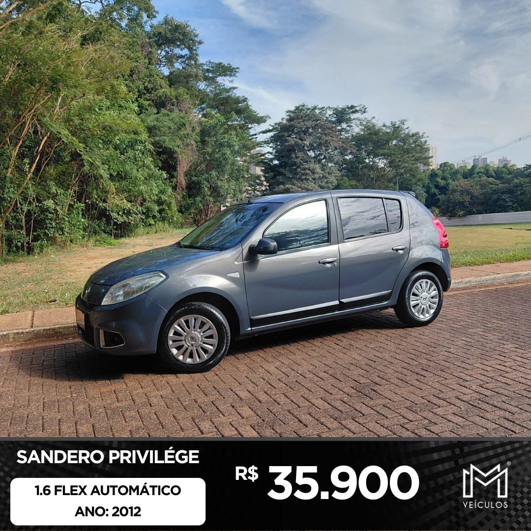 SANDERO PRIVILÉGE 1.6 FLEX AUTOMÁTICO