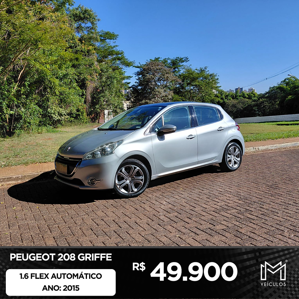 Miniatura: PEUGEOT 208 GRIFFE 1.6 FLEX AUTOMÁTICO