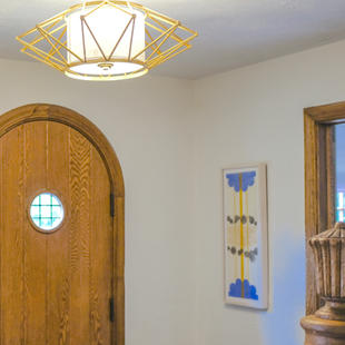 Modern Tudor - entry hall