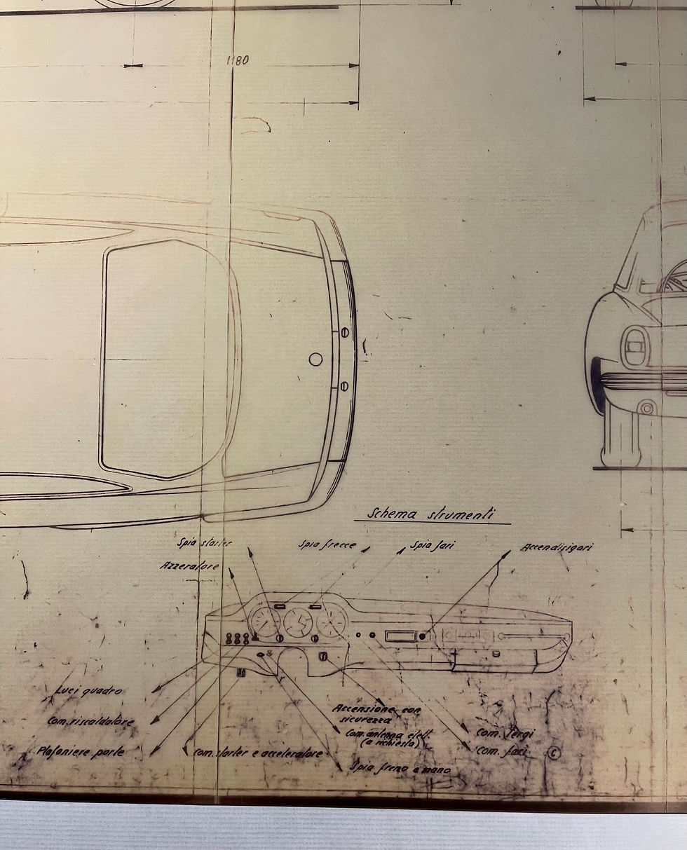 Thumbnail: Alfa Romeo 2600 Coupe 1962 Blueprint