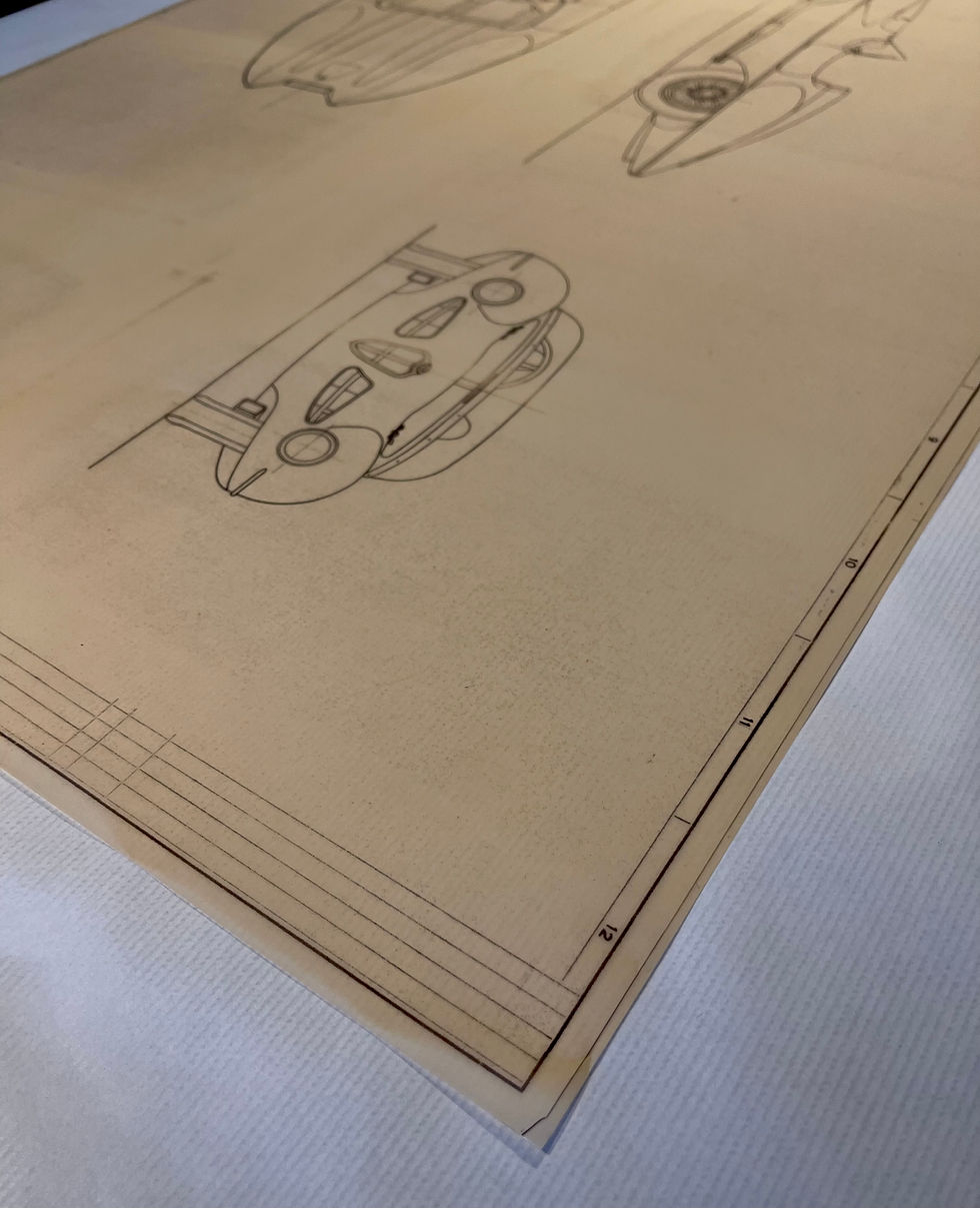 Thumbnail: Alfa Romeo Spider 1900 C52 Disco Volante 1952 Blueprint