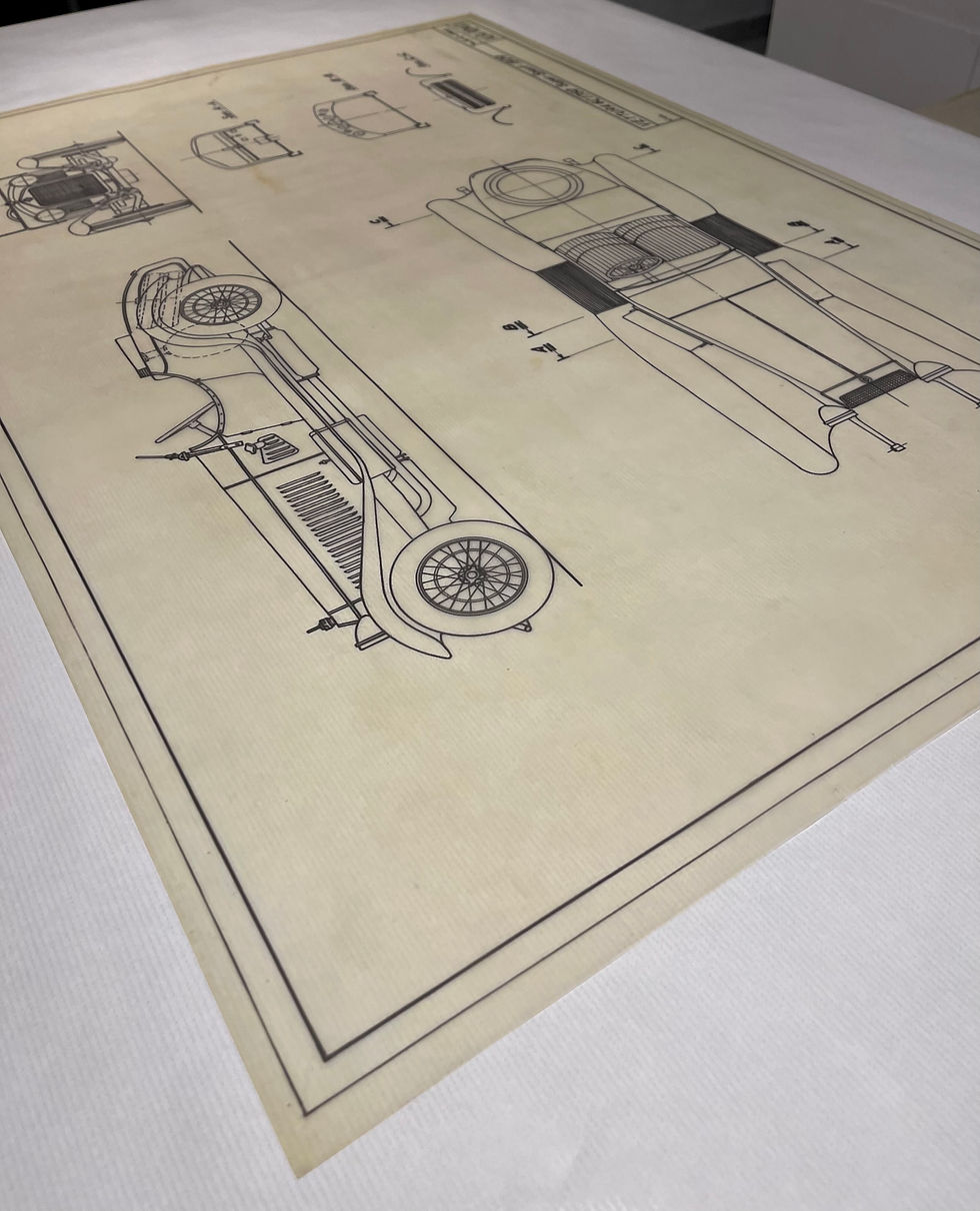 Thumbnail: Alfa Romeo 6C 1750 Super Sport 1929 Blueprint