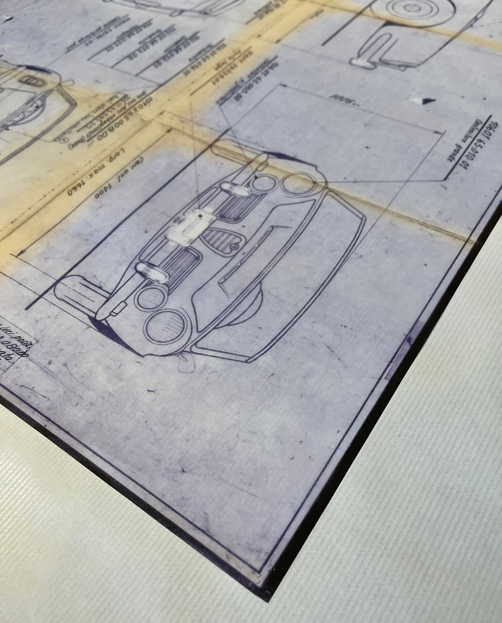 Thumbnail: Alfa Romeo Giulia Spider 1600 USA 1962 Blueprint