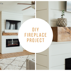 DIY Shiplap Fireplace Project 