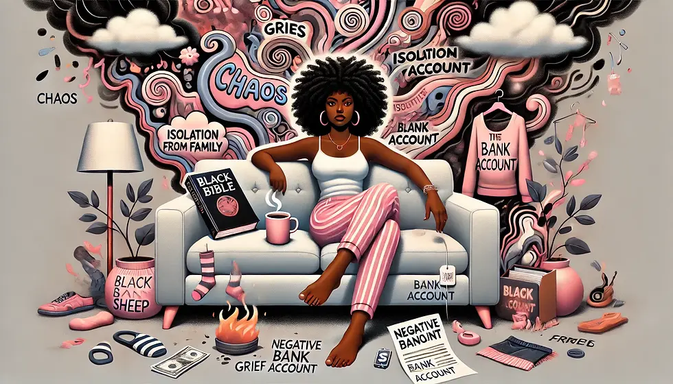 DALL·E 2025-02-26 23.36.37 - A digital illustration of a Black woman with locs, curly hair